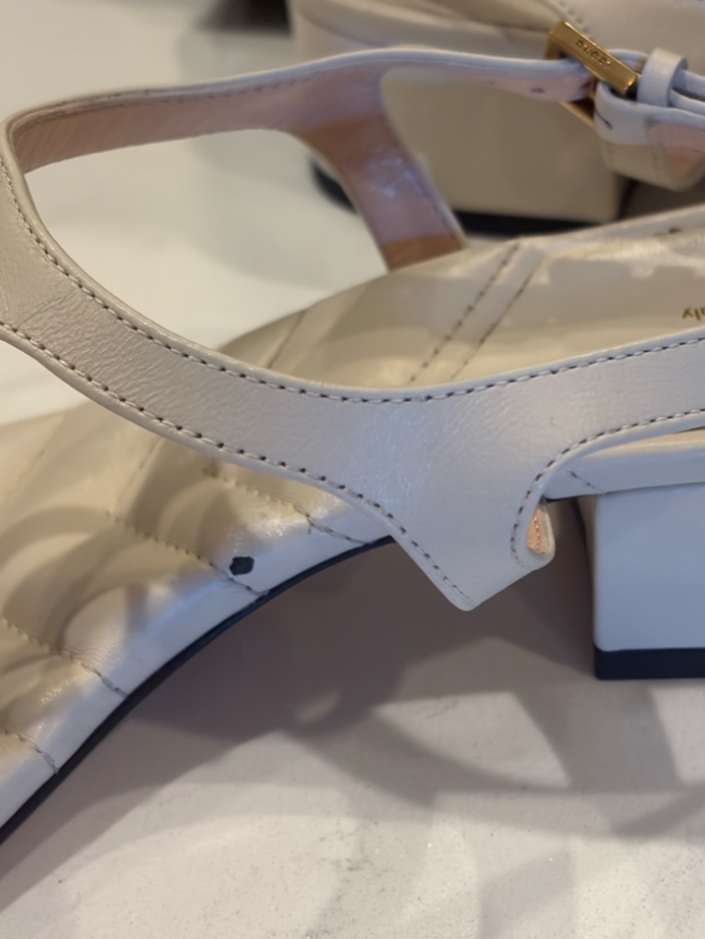 Gucci GG Logo Sandals (women) size 7.5 with box, dust bags, authenticity card - Picture 8 of 12